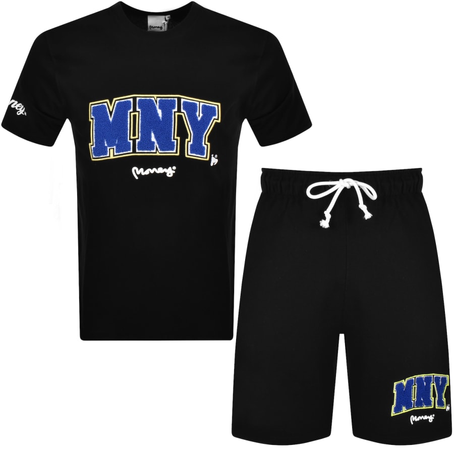 Money Lounge Shorts Tracksuit Black Mainline Menswear Denmark